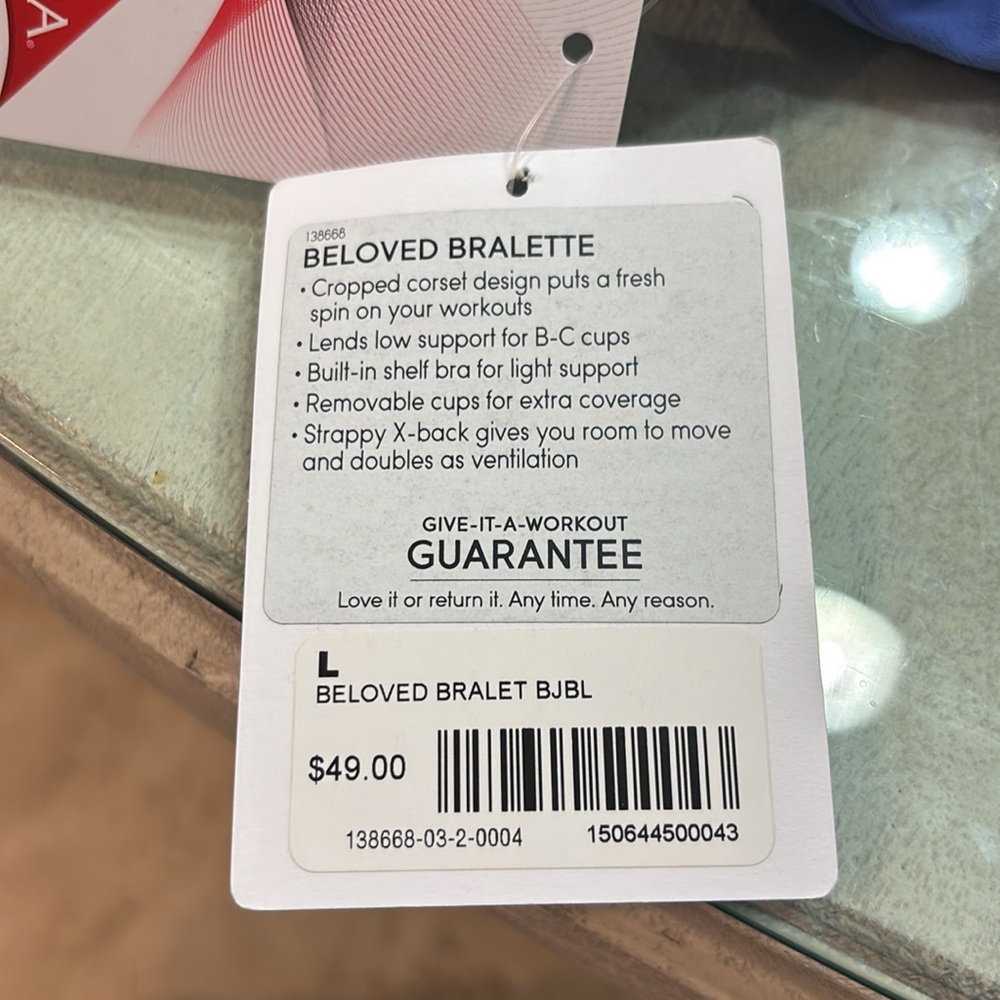 Athleta Beloved Bralette Size Large - Picture 4 of 6